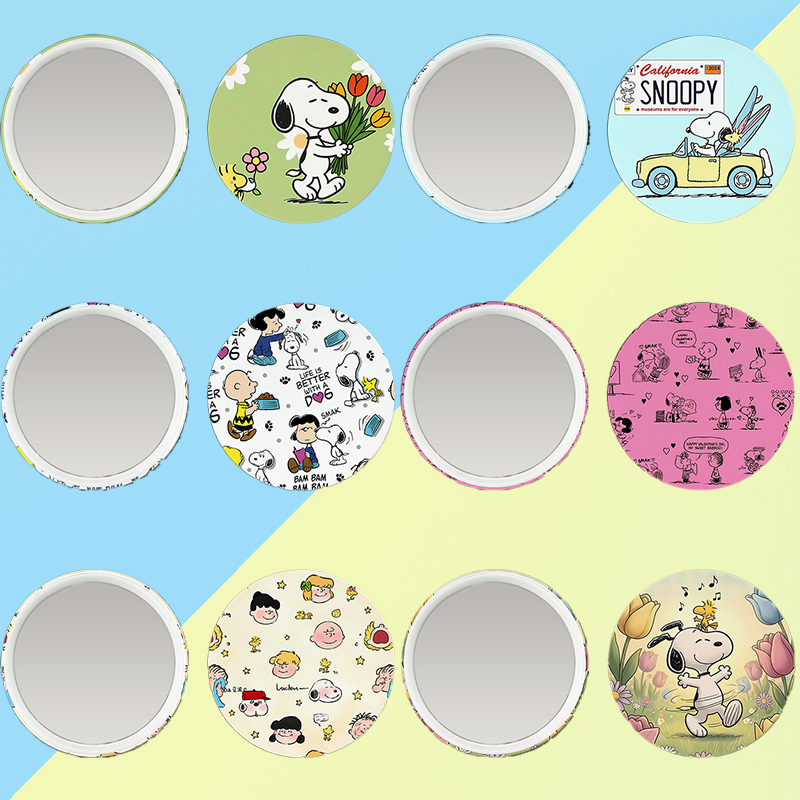 Anime Merchandise Women - Nuevo Pin Espejo de Snoopys para