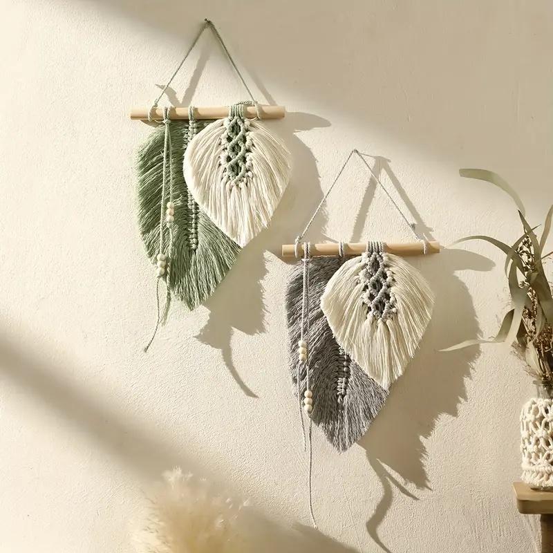 Wall Scroll Tapestry - Colgante de pared de hojas de