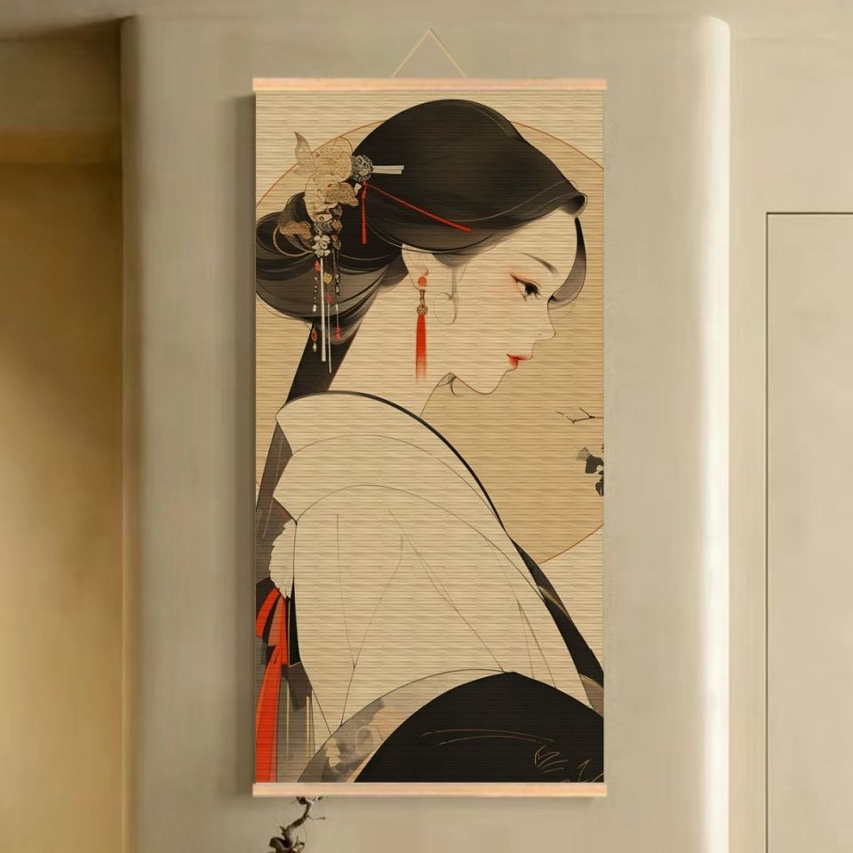 Wall Scroll Tapestry - Tapiz de desplazamiento de bambú hecho