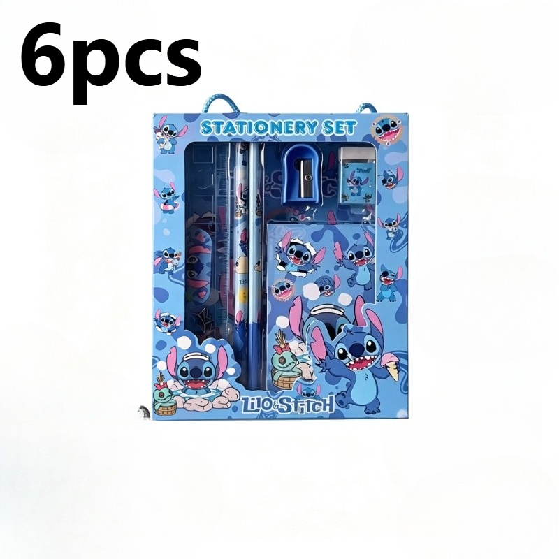 Erased Anime Merchandise - Disney Stitch, Blancanieves, Set de Papelería,
