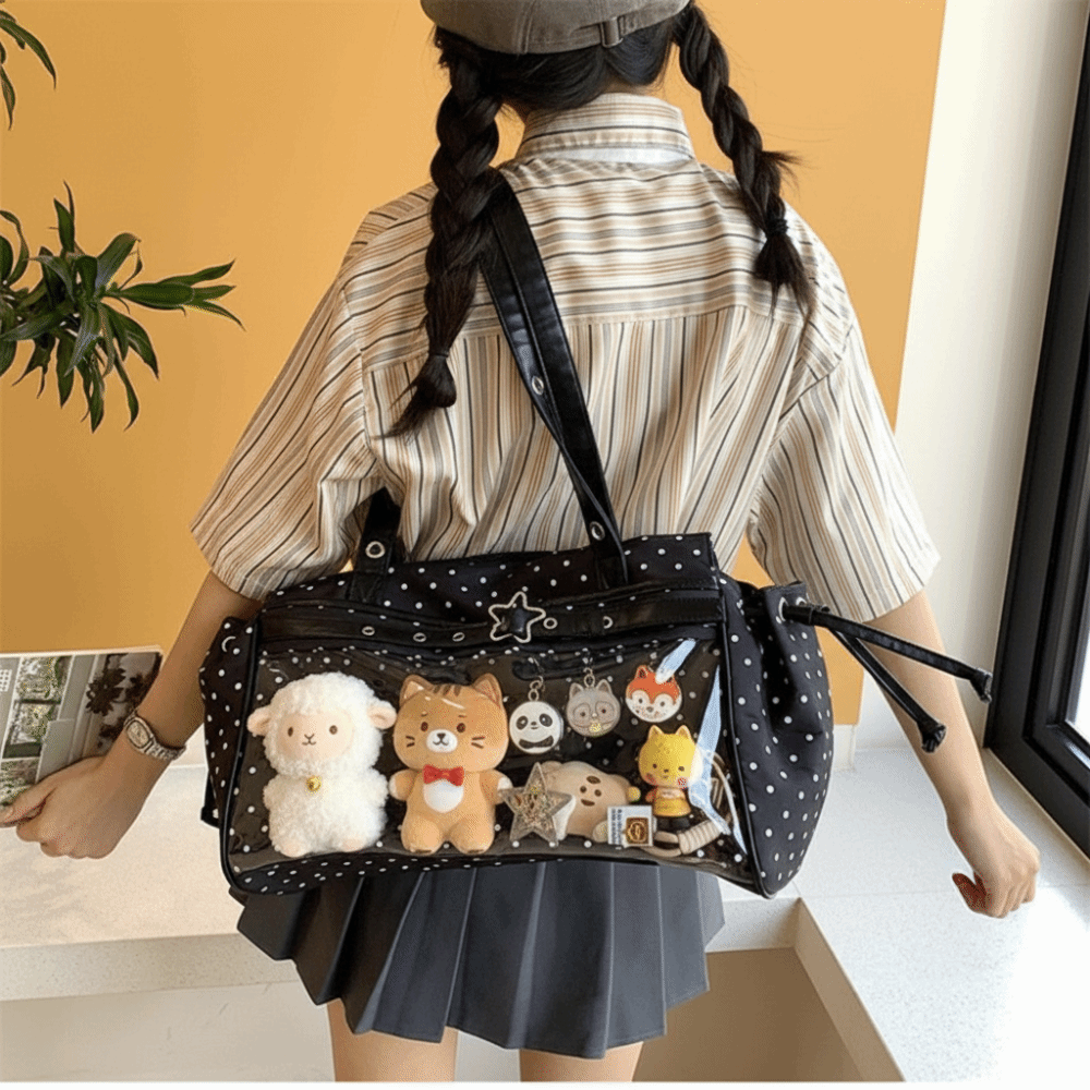 Bolso de Hombro Transparente d - Anime Merchandise Women reseña y precio