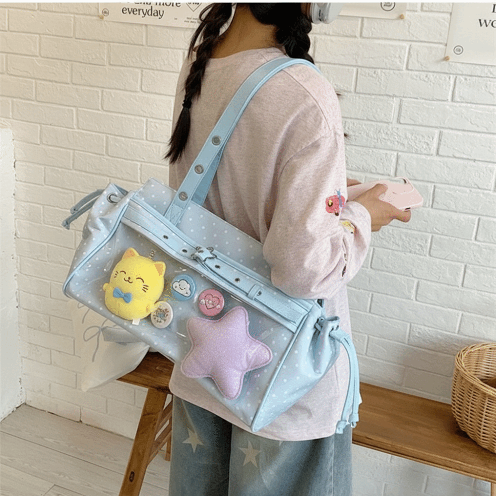 Bolso de Hombro Transparente d - Anime Merchandise Women reseña y precio