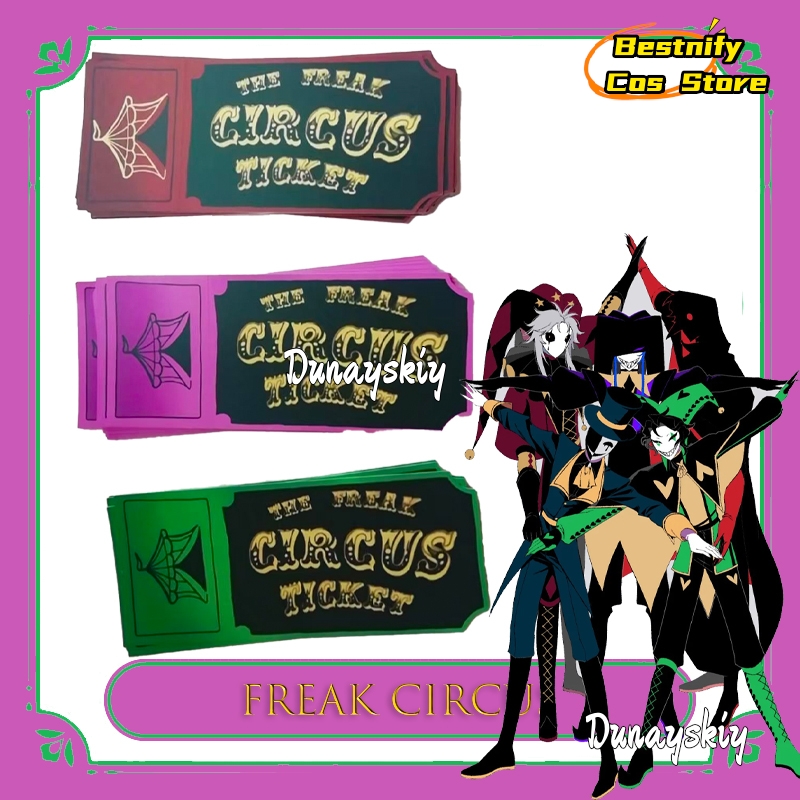 Tarjeta de boleto de circo BFr - Anime Merchandise Women reseña y precio