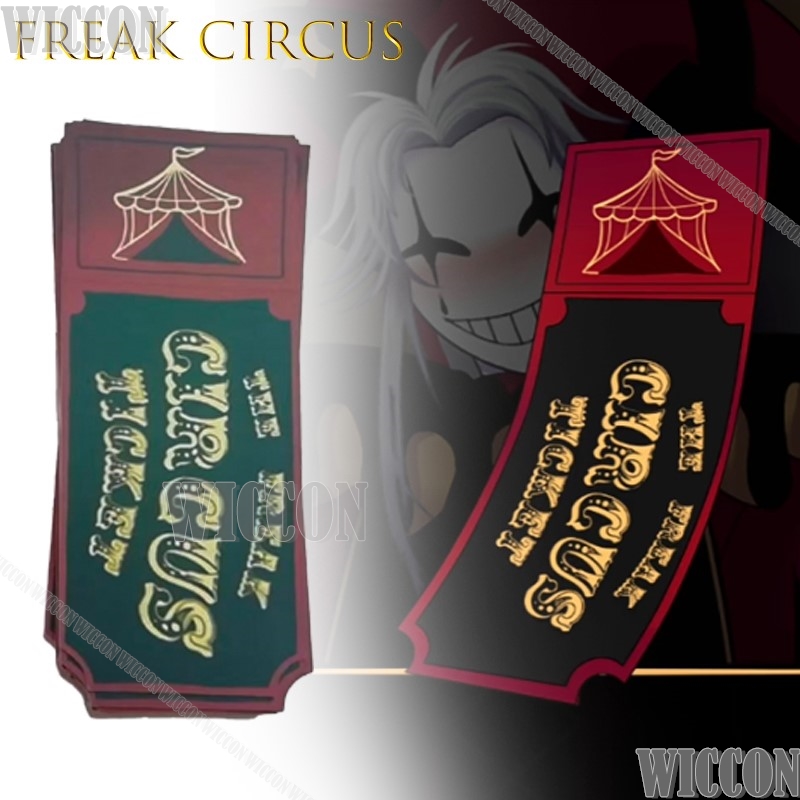 Freak Circus Ticket Card Rojo  - Anime Merchandise Women reseña y precio