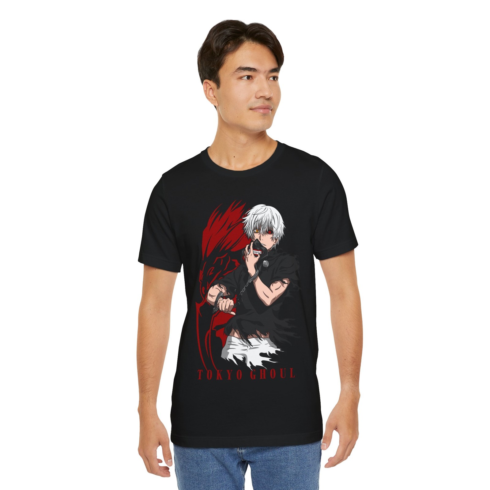 Camiseta de anime Tokyo Ghoul, - Anime Merchandise For Men reseña y precio