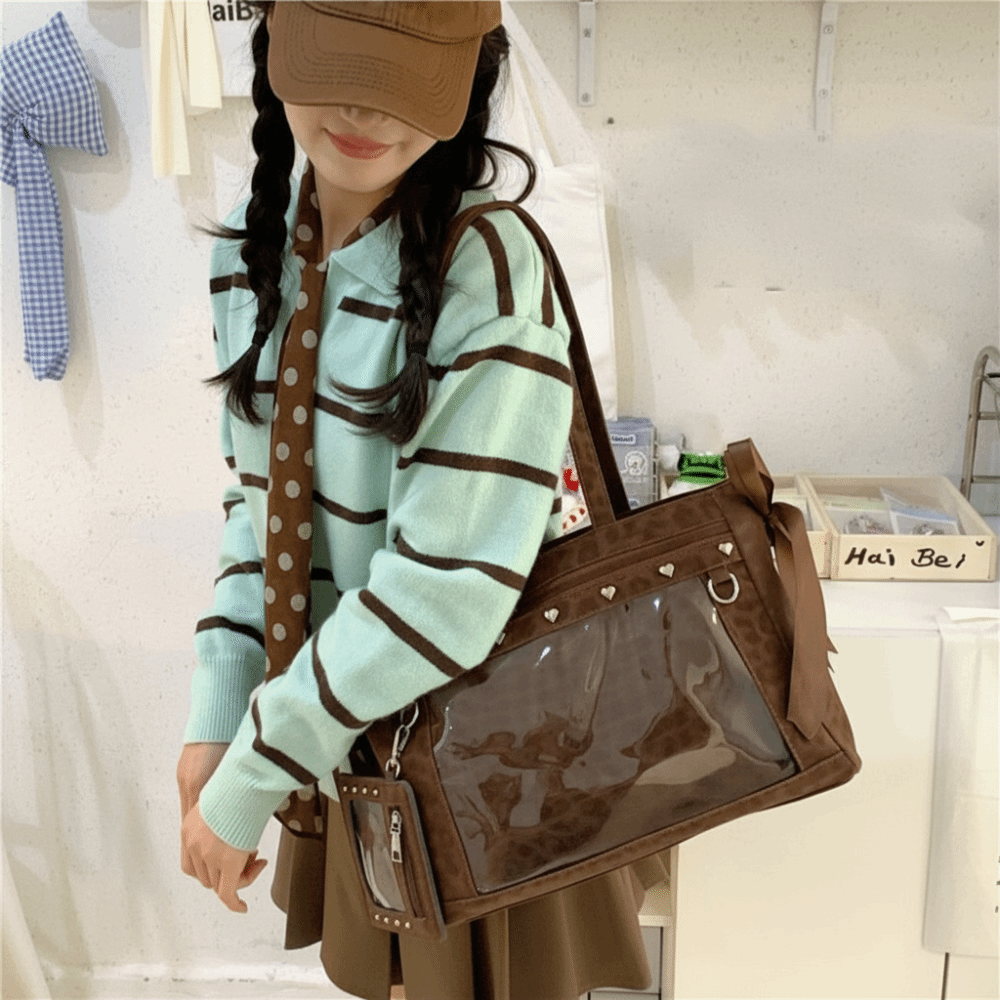 Bolso de Hombro Transparente d - Anime Merchandise Women reseña y precio